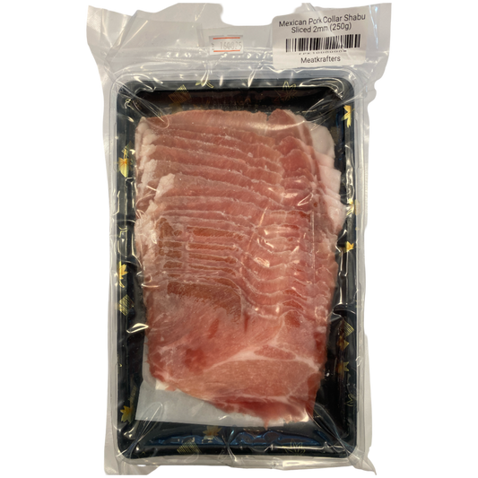 Mexican Pork Collar Shabu Sliced 2mm (250g)