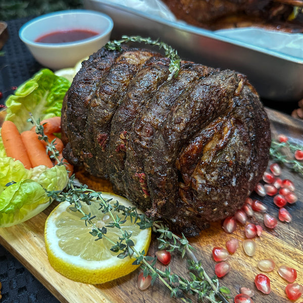 Roasted Grassfed Ribeye Beef - 1.2kg (Cooked and chilled)