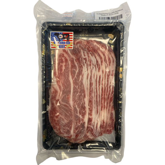 USDA Prime Short Ribs Boneless Shabu Beef(1.5mm) 250g