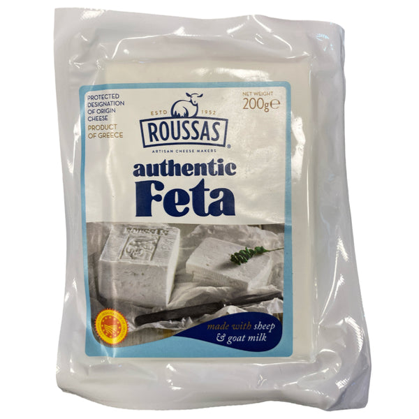 Roussas Organic PDO Feta Cheese 200g