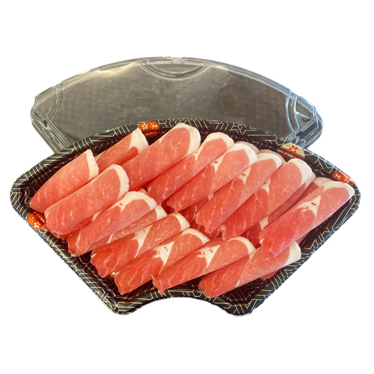 Premium Aus Lamb leg boneless shabu (1.5mm) 200gm/tray