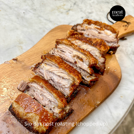 Precooked Sio Bak 烤肉 Roasted Pork Belly ~ 500g (4 pax)