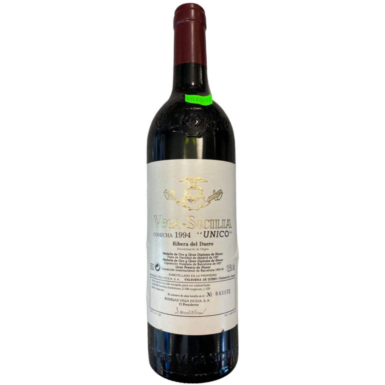 Vega Sicilia Unico Gran Reserva 1994 – Meat Krafters