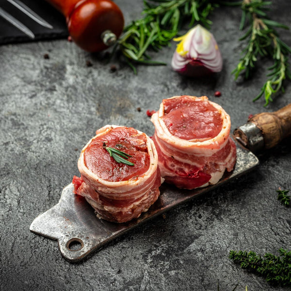 USDA Beef Tenderloin Wrapped with Bacon 200g | 1 kg